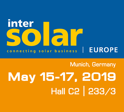 OPTI-Solar introduces new products at Intersolar Europe 2019